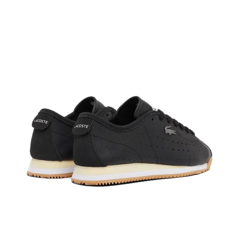 LACOSTE Anti Slip Wear Resistant Low Top Casual Shoes Women's Black-2