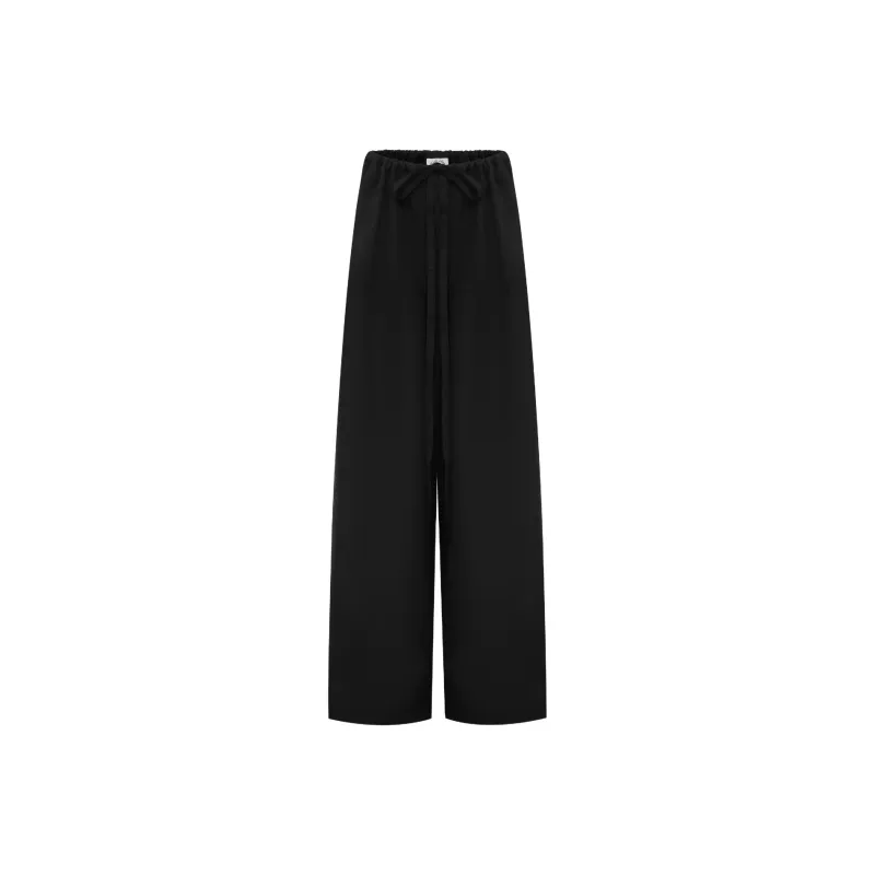 WITH JEAN SS25 Norah Pants Casual Pants Women's Black-0