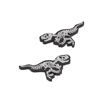 HelloSlippers Dinosaur Fossil T Rex Fossil PVC Glow In The Dark Shoe Decorations Unisex