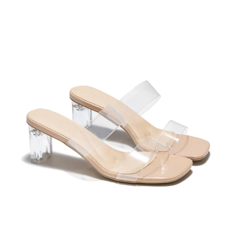 AOKANG Slide Slippers Women's Nude-2