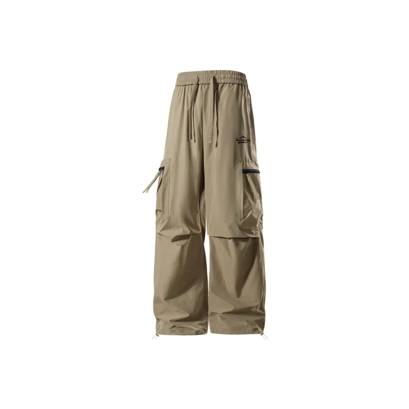 SWAMP AREA Cargo Pants Unisex Black-15