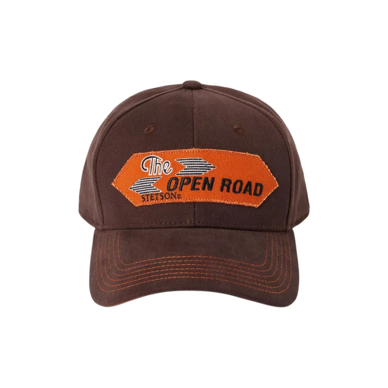 STETSON Cotton Baseball Caps Unisex Burgundy-1