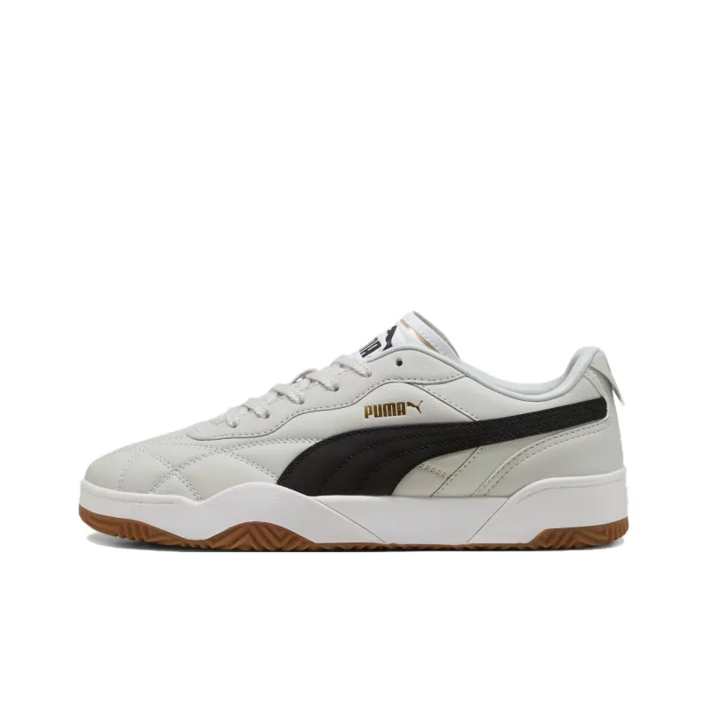 PUMA Tifosi Lu Abrasion Resistant Low Top Skateboard Shoes Unisex Gray White-0