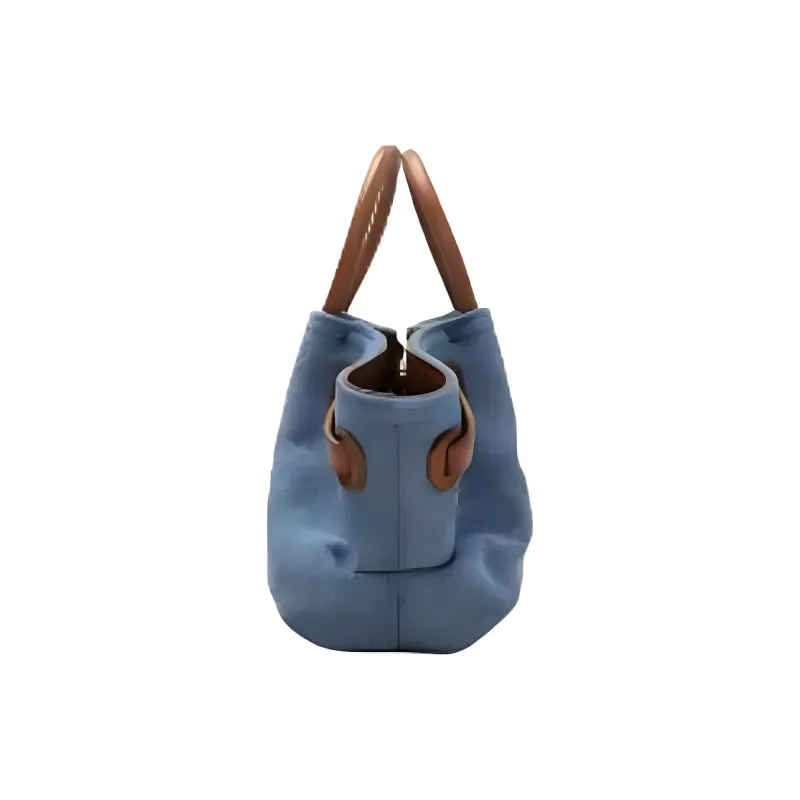 MZ HOUGE Canvas With Denim Canvas Bag, Handbag Women's Multicolor-3