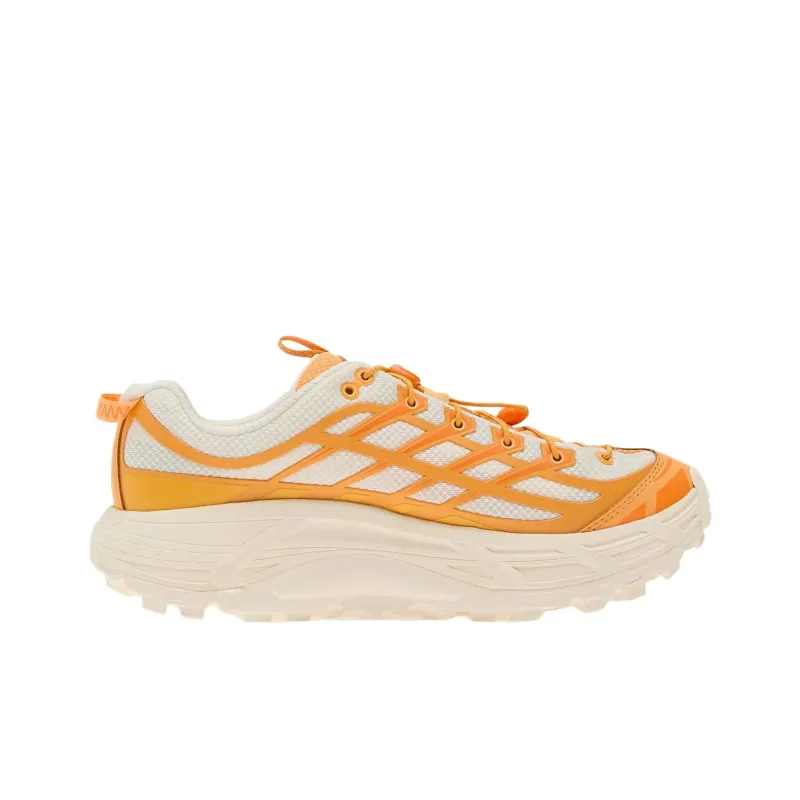 HOKA ONE ONE Mafate Three 2 Abrasion Resistant Low Top Casual Running Shoes Unisex Pink Orange-1