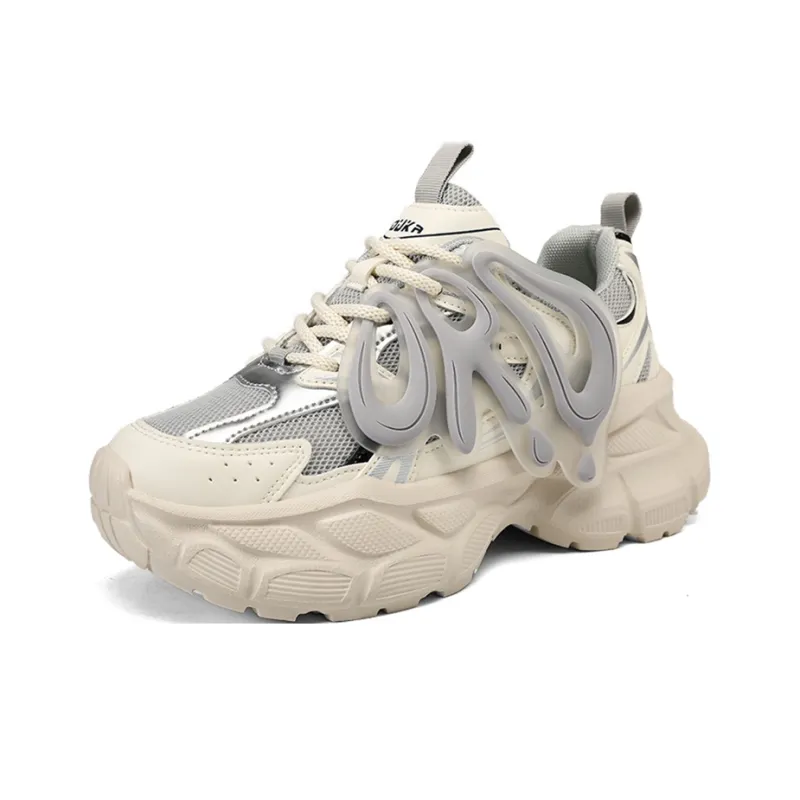 ORD Anti-Slip And Wear-Resistant Lightweight Low-Top Chunky Sneakers Women's-6