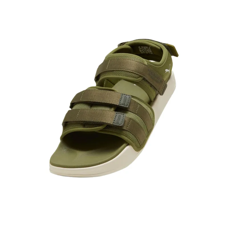 PUMA Leadcat Beach Sandals Unisex Olive Green-3