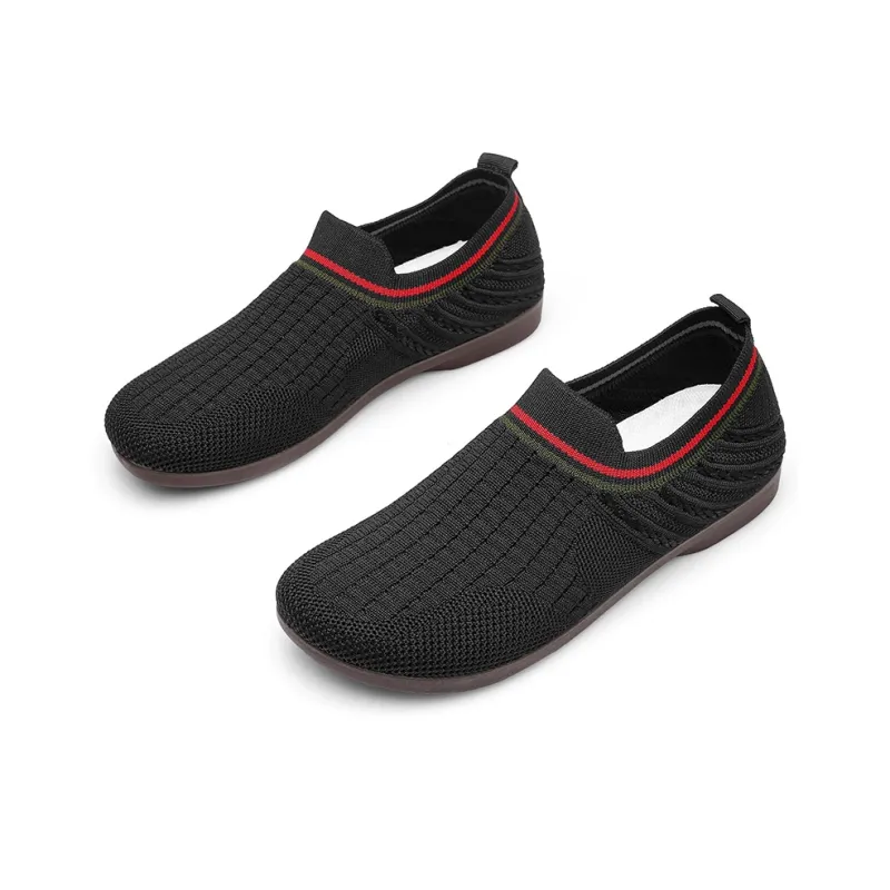 Strongman Casual Shoes Women's Low Top Black/Beige-2