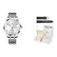 Silver White[Leather Strap+Box]