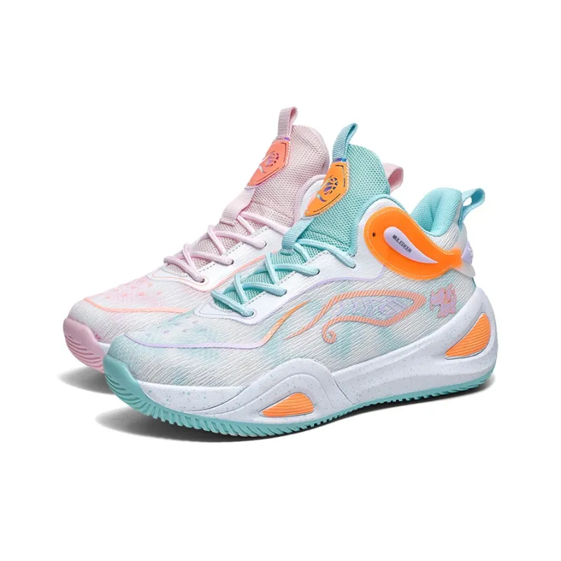 Black tailed Deer Shock Absorbers Slip Resistant, Abrasion Resistant, Breathable Mid Top Basketball Shoes Unisex-20