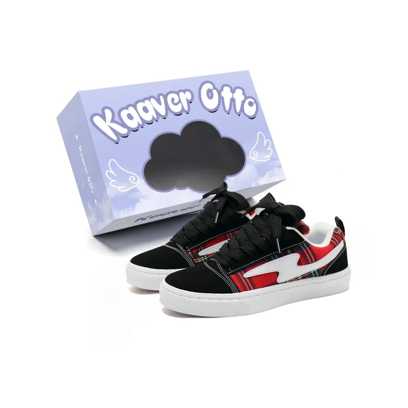 KAAVER OTTO Cushioning Abrasion Resistant Breathable Skateboard Shoes Unisex-32