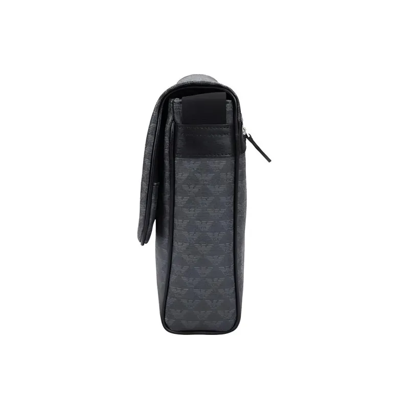 EMPORIO ARMANI PVC Shoulder Bag, Crossbody Bag Men's Gray Blue-2