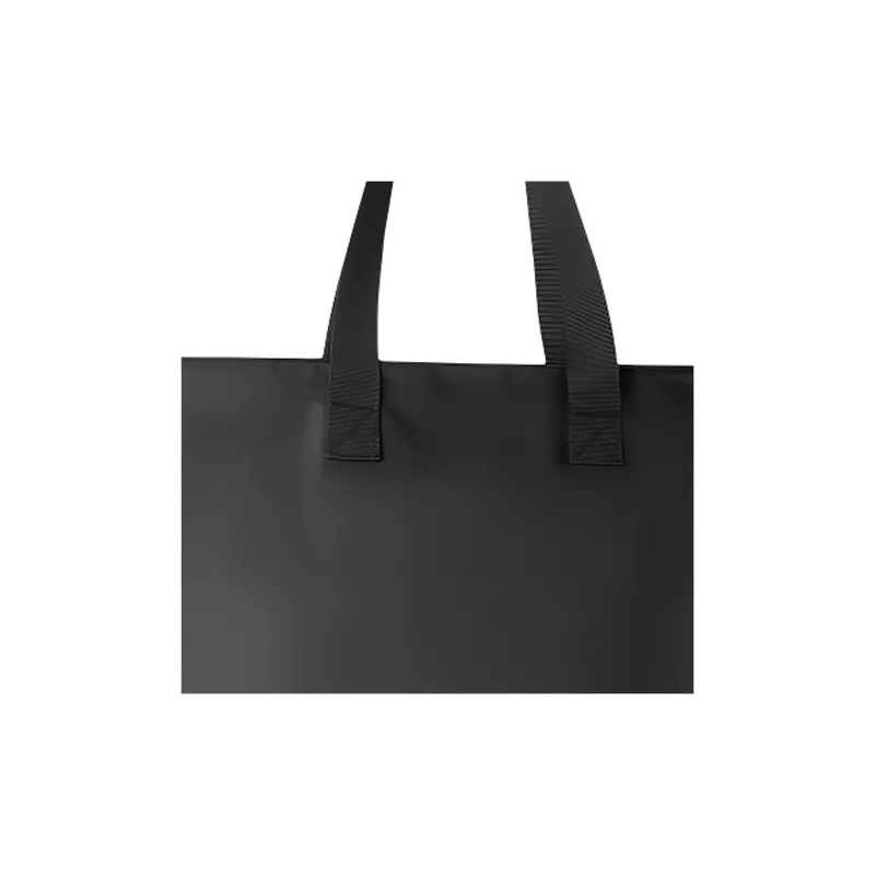 MINISO Fabric Tote Bag, Shoulder Bag Unisex Black-4