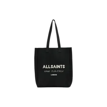 ALLSAINTS Recycled Polyester Tote Bag Shopping Bag Shoulder Bag Women's Black