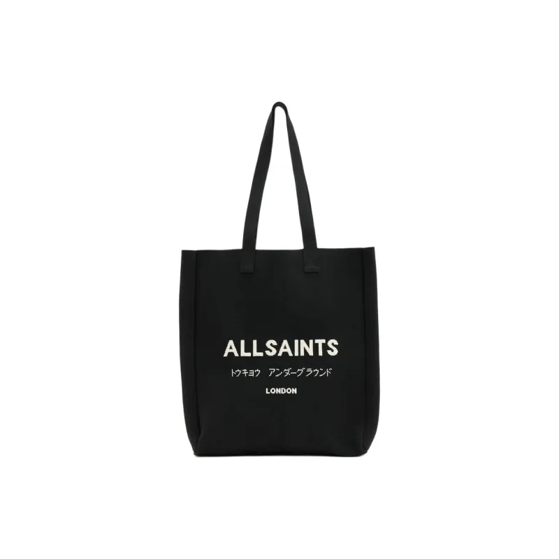 ALLSAINTS Recycled Polyester Tote Bag Shopping Bag Shoulder Bag Women's Black-0