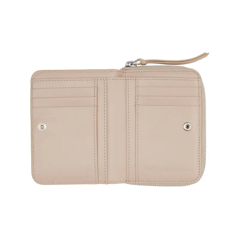 AMIPARIS Leather Wallet Women's Cream-2