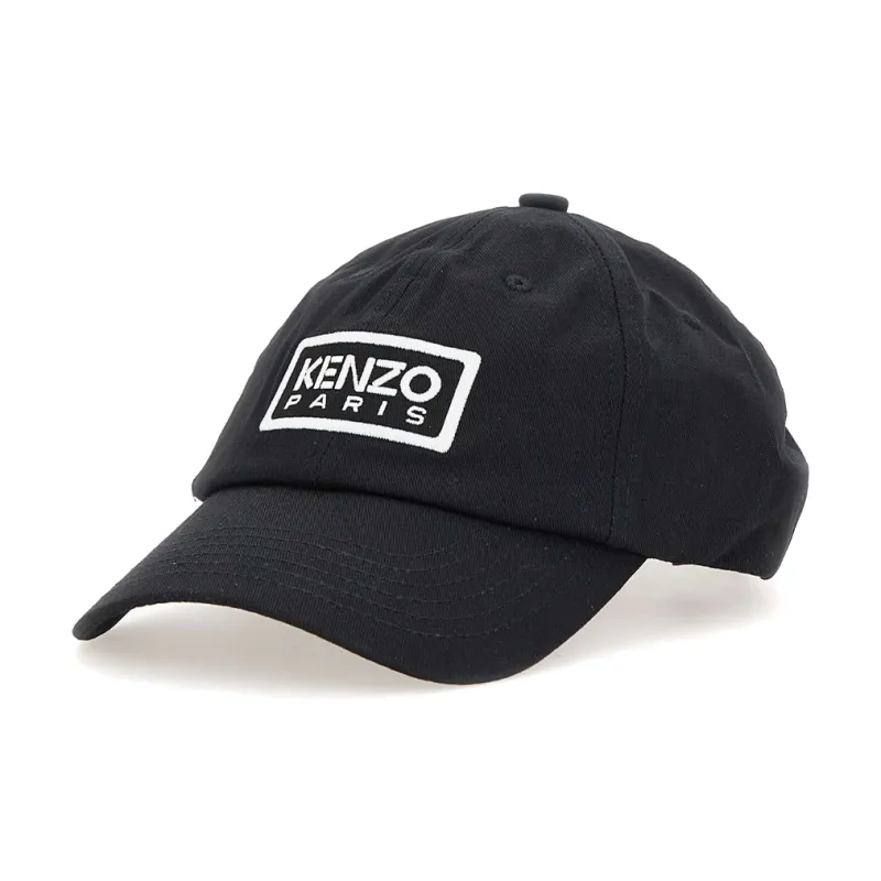 KENZO Logo Patch Baseball Cap-0
