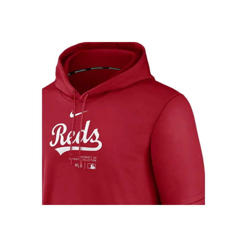 Nike Cincinnati Reds Authentic Collection Practice Sweatshirt Women's Red-2