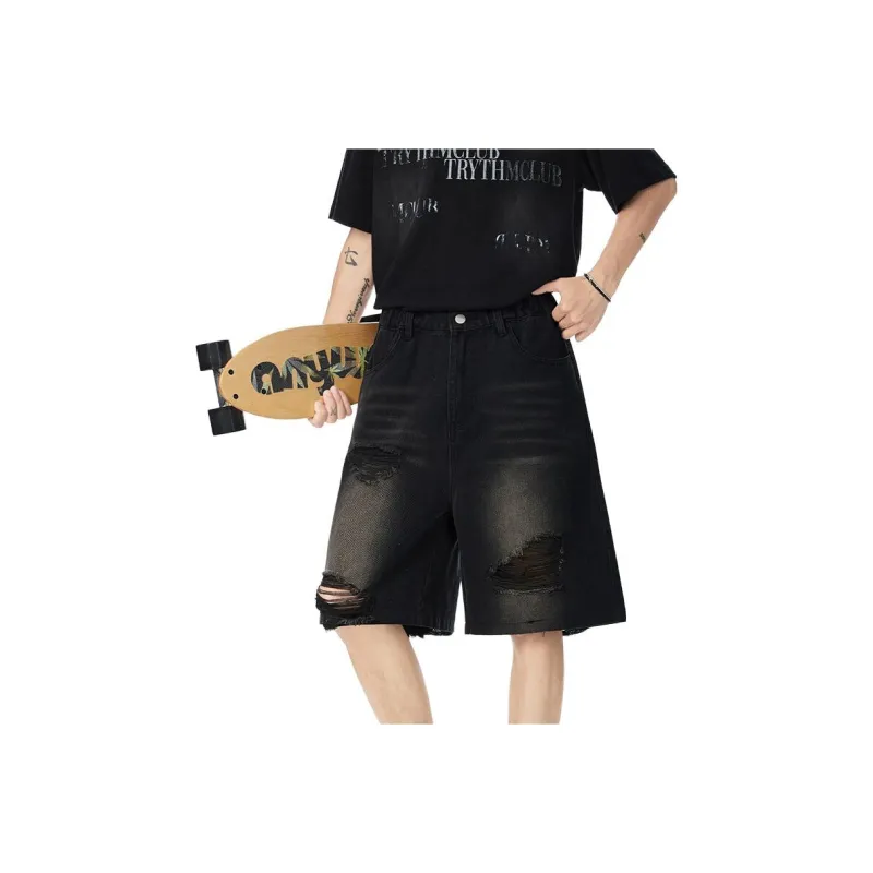DARK HORSE Denim Shorts Unisex-0