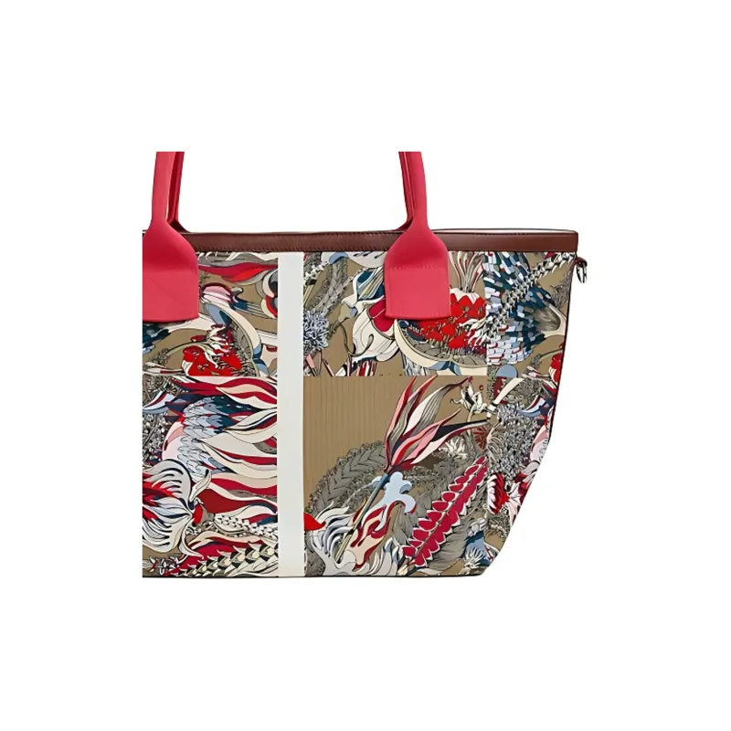 HERMES So Canvas Tote Bag, Shopping Bag, Shoulder Bag, Handbag Women's Multicolor-2