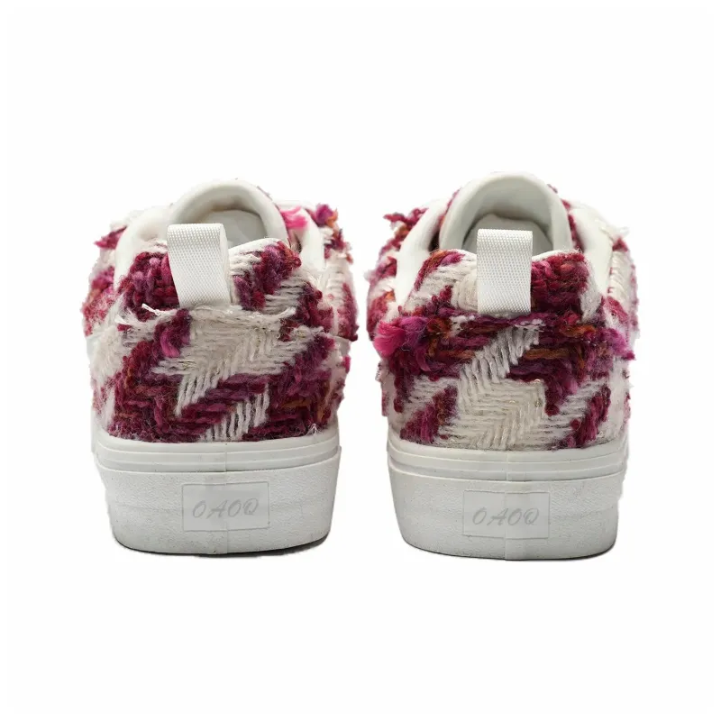 OAOQ Durable Lightweight And Breathable Low-Top Skateboard Shoes Unisex-10
