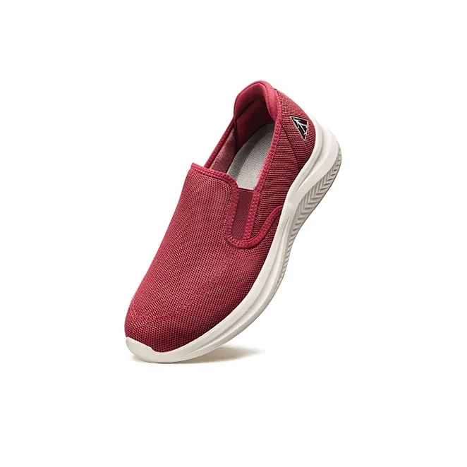 ZULIZ Support Lightweight Low Top Casual Shoes Unisex Black, Red-3