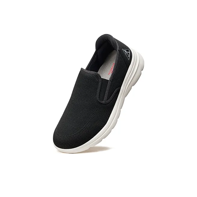 ZULIZ Support Lightweight Low Top Casual Shoes Unisex Black, Red-9