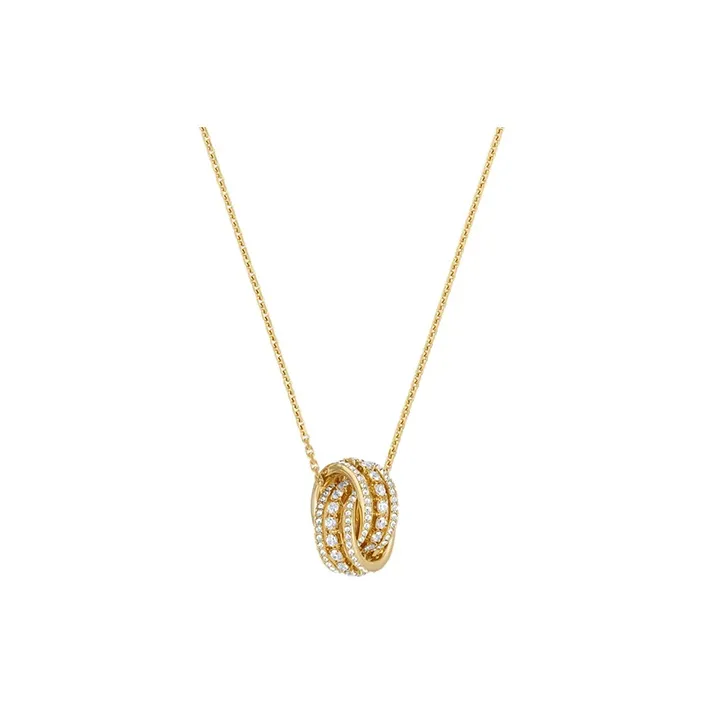 Swarovski Crystal Necklaces Women's Gold Plated-0