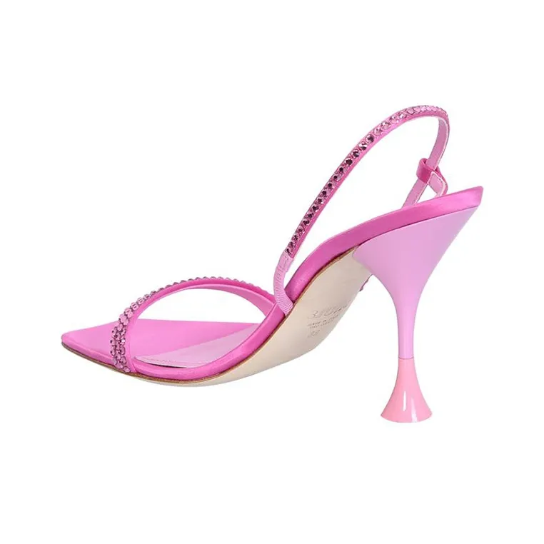 3Juin Eloise Crystal-embellishment Sandals-2