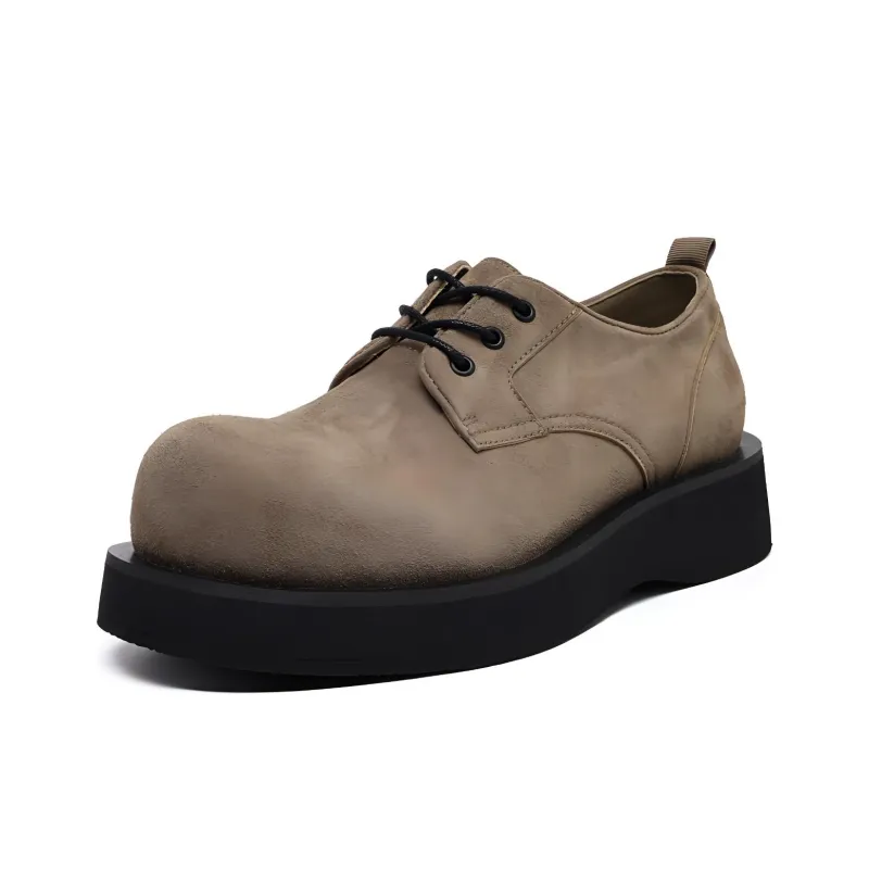 BARDILEV Men's Casual Shoes Men Low Top Khaki/Camel/Black-1