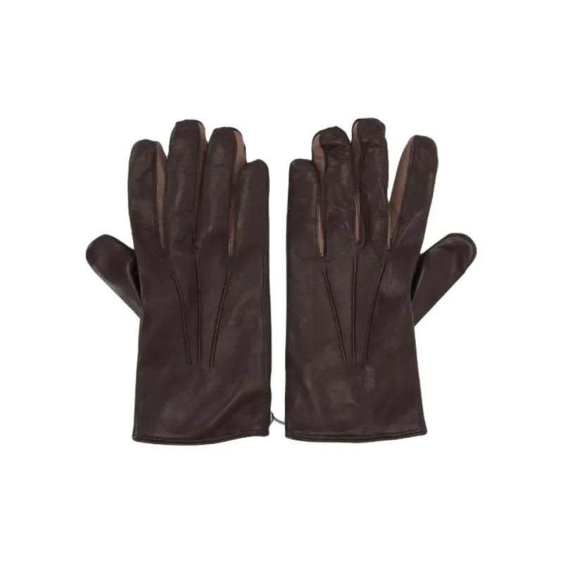 Paul Smith Full Finger Leather Gloves-0
