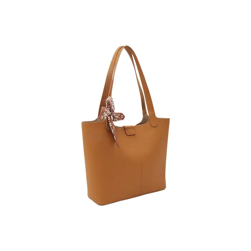 Marino Orlandi Cow Leather With Synthetic Leather Shoulder Bag, Crossbody Bag, Tote, Bucket Bag Tubas Women's-23