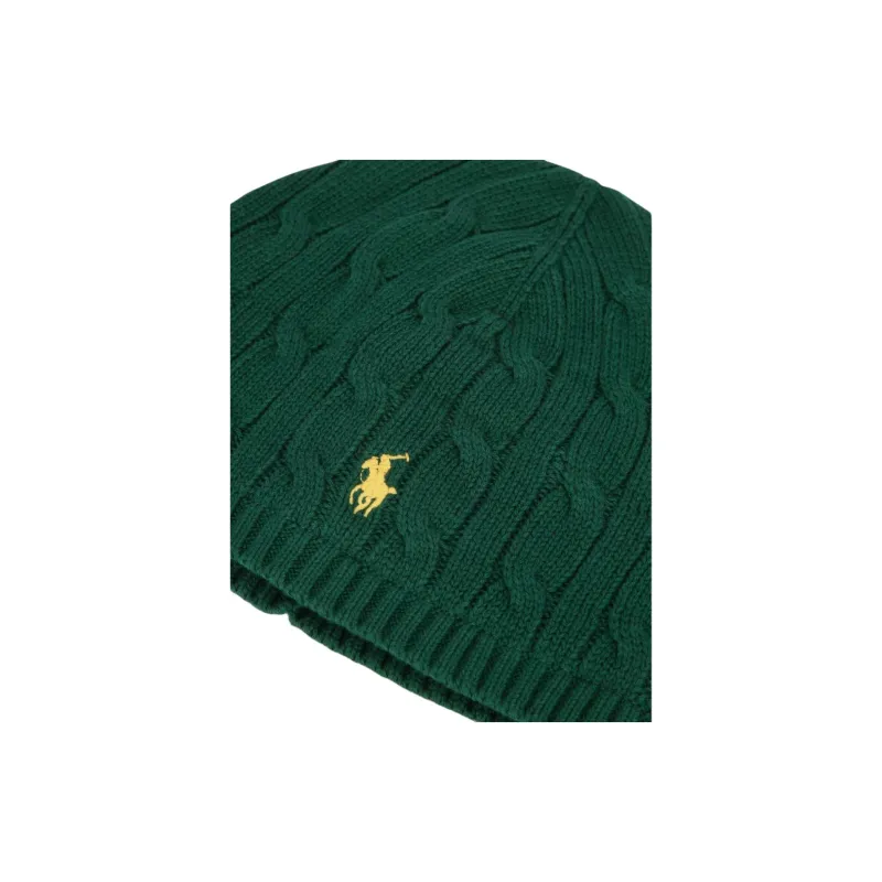 Polo Ralph Lauren Polo Pony Embroidered Cable Knit Beanie-2