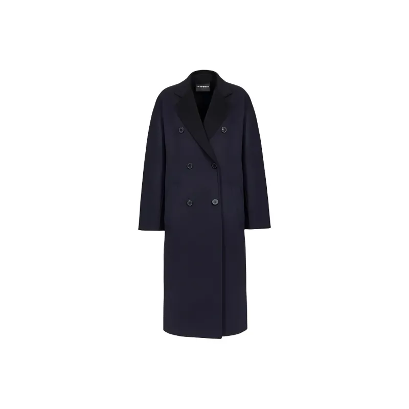 EMPORIO ARMANI Coats Women's Navy Blue-0