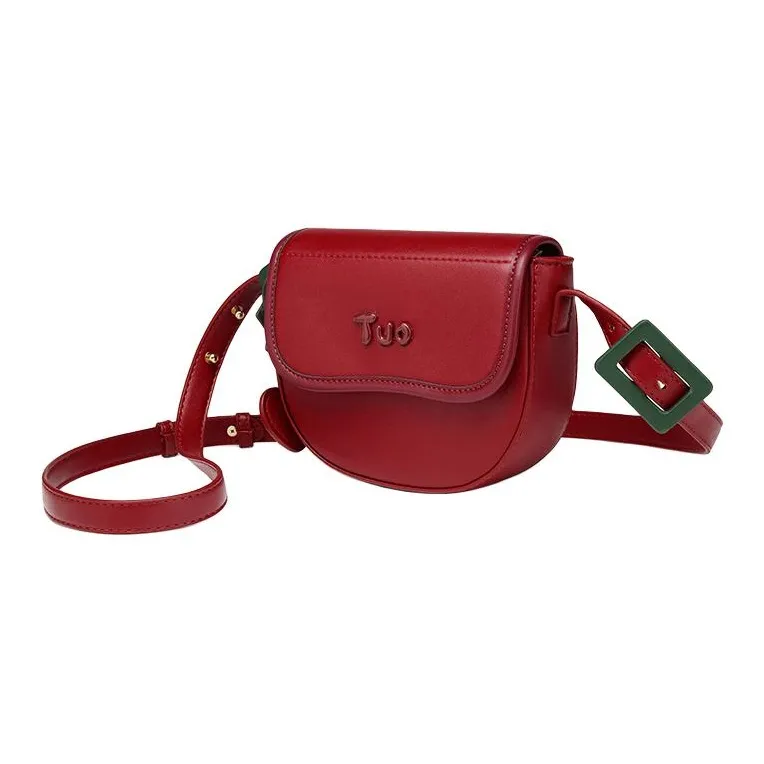 NX DOUGHNUT PU Saddle Bags Shoulder Bags Women's Red-3