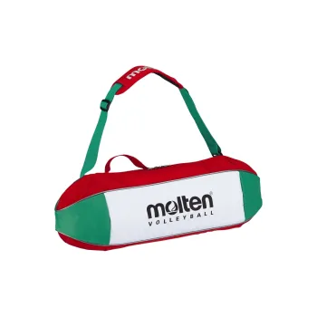 Molten Polyamide Volleyball Bag, One Shoulder Handbag Unisex White & Red & Green