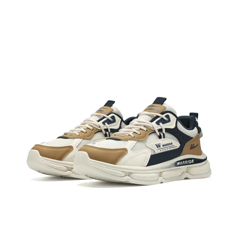 Warrior Cushioning Lightweight Wear-Resistant Low-Top Chunky Sneakers Men's-2