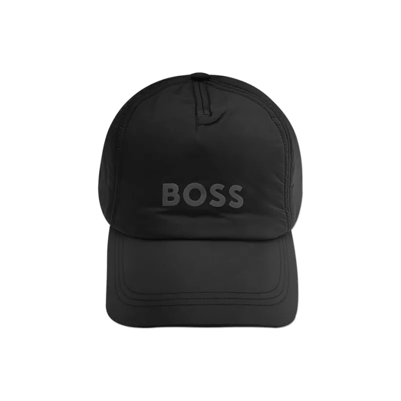 HUGO BOSS Logo Printed Curved Peak Baseball Cap-1