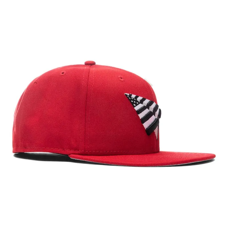 New Era X Paper Planes Crimson Crown Fitted Hat-1