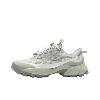 LiNing China Li Ning Anti Slip Wear Resistant Low Top Casual Shoes Women's Gray White