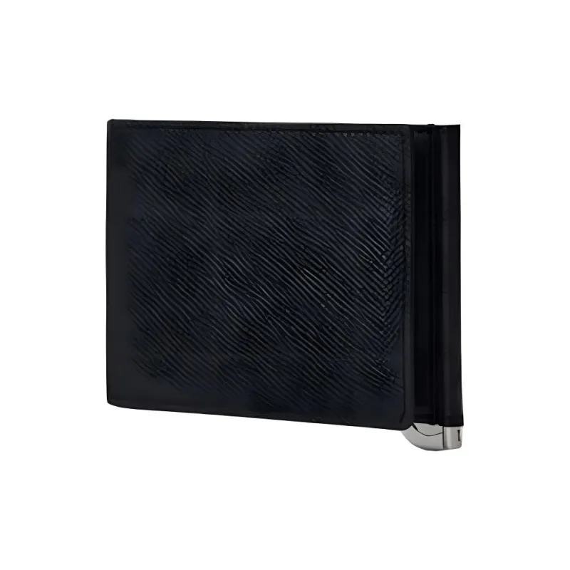 Maison Margiela Grain Leather Wallet Men's Black-1