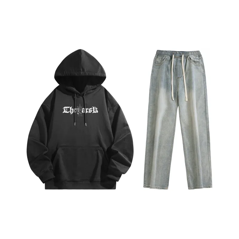 A.X.S.K Sweatshirt Sets Unisex-110