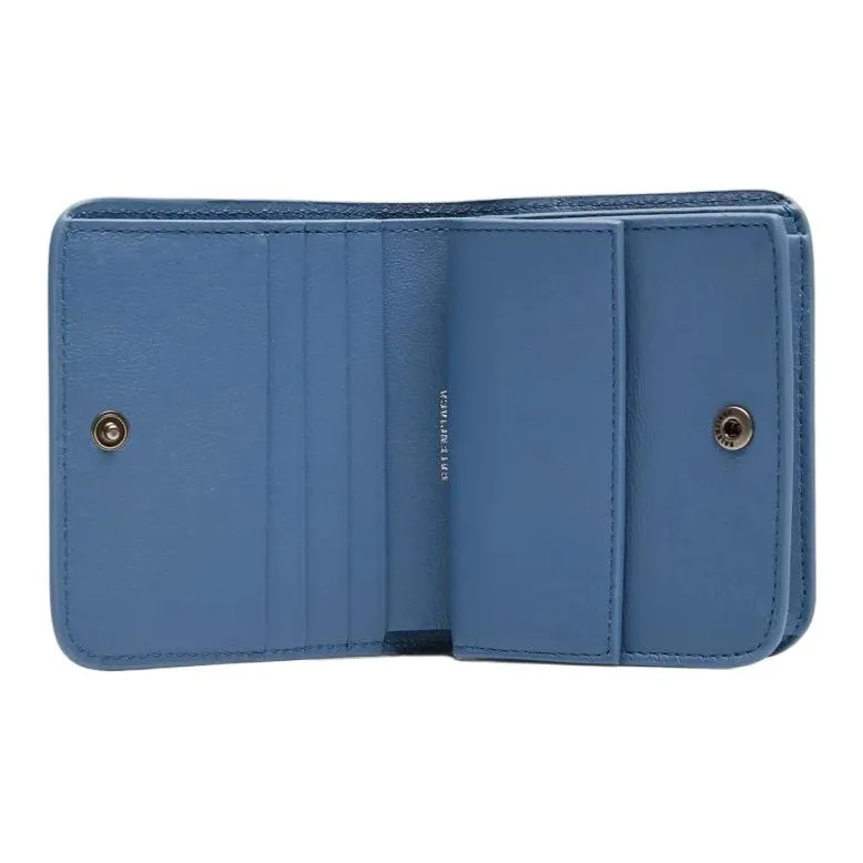 Balenciaga Lambskin Coin Purse, Card Holder Women's Blue-2