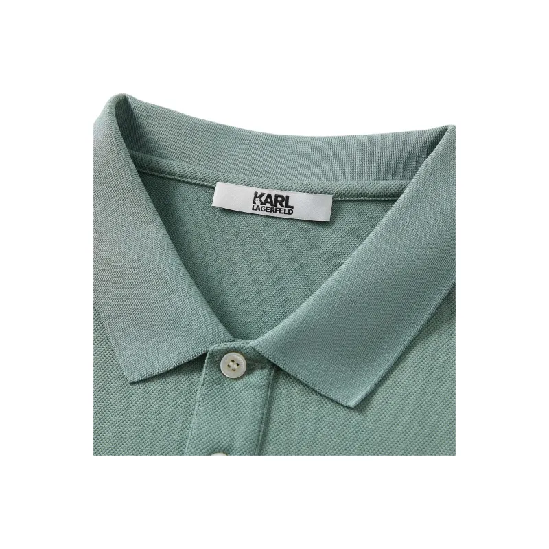 KARL LAGERFELD Polo Shirt Men's Green-2