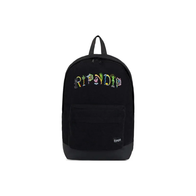 RIPNDIP Corduroy Backpack Regular Unisex Black-0