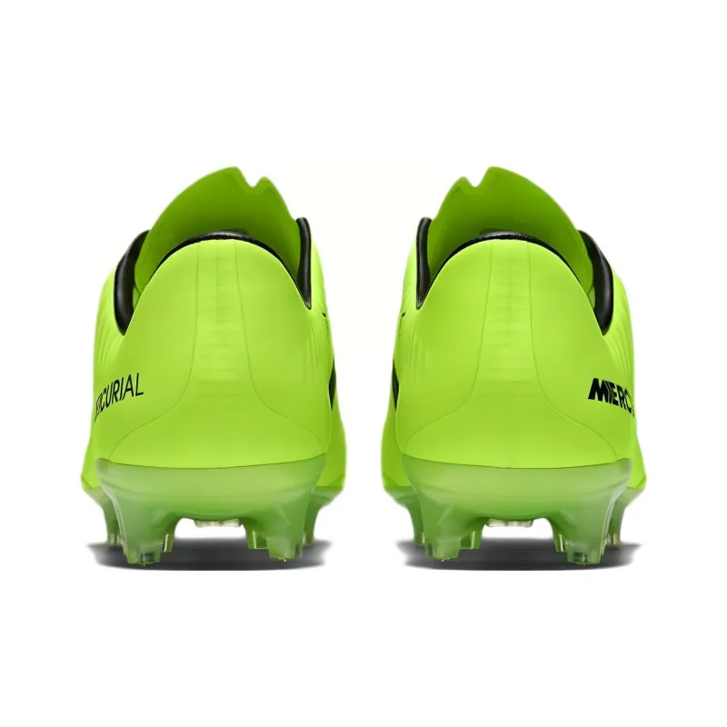 Nike Mercurial Vapor 11 FG Rubber Long Studs Anti Slip And Wear Resistant Lightweight Soccer Shoes Men's Neon Green-4