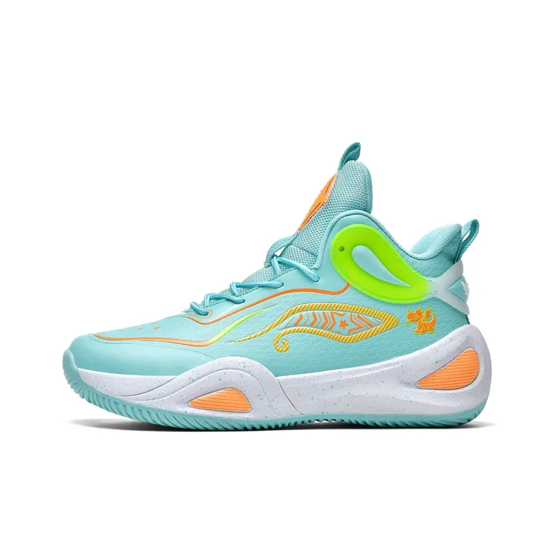 Black tailed Deer Shock Absorbers Slip Resistant, Abrasion Resistant, Breathable Mid Top Basketball Shoes Unisex-42