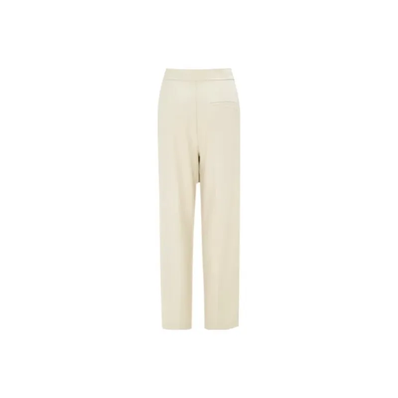 HDFULERN Casual Pants Women's Beige-1