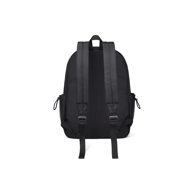 C°BANNER Fabric Backpack Large Size Unisex Black/Apricot-5