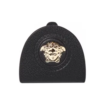 FANSIZHE Leather Clutch Unisex Black